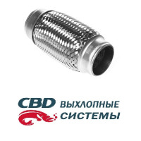 Гофра глушителя 50х150 InnerBraid CBD (3х слойная)