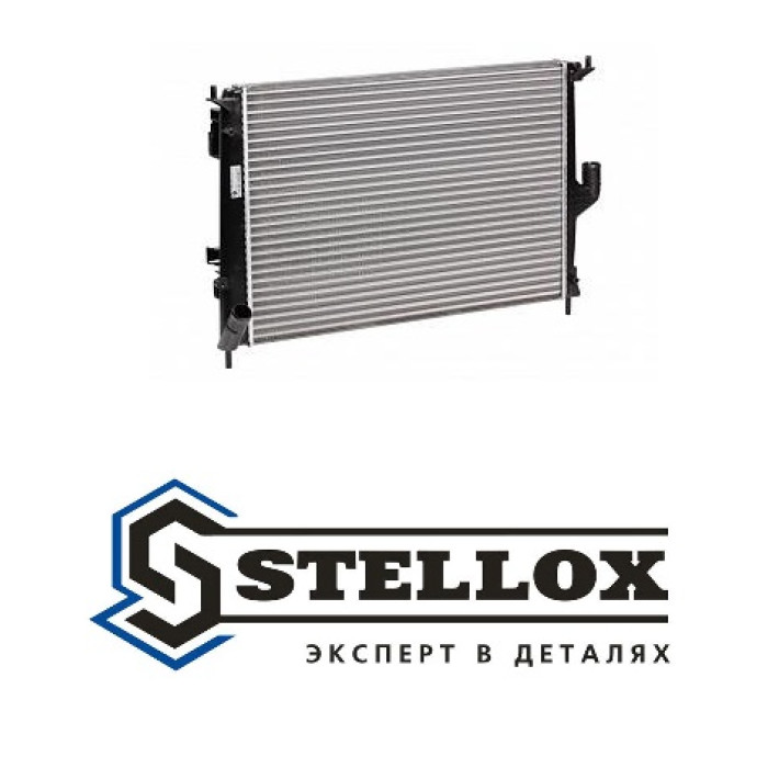 Радиатор основной Ларгус без АС ДВС Renault/ДВС ВАЗ Stellox (938)