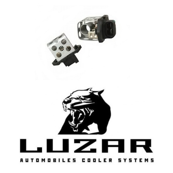 Резистор электровентилятора Ларгус с АС до 2010 Luzar (Nissan Almera 2016)