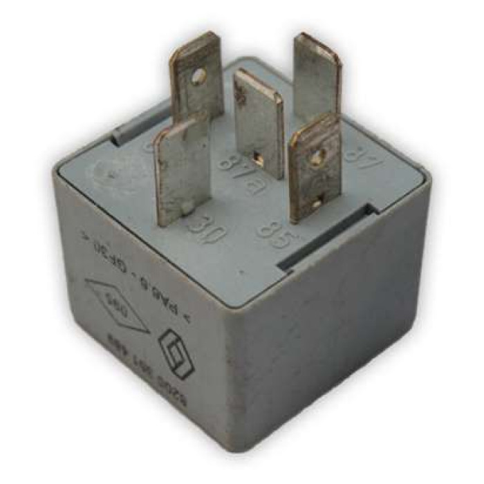 Реле Ларгус серое 12V 35A 5ти контактное Renault