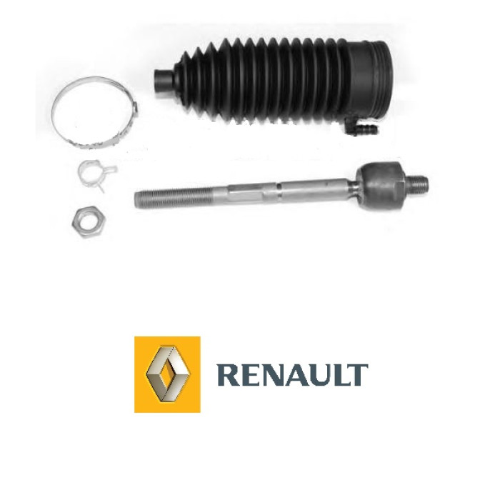 Рулевые тяги (ус) Логан/Сандеро14/Xray в сборе с пыльником Renault (со штуцером)