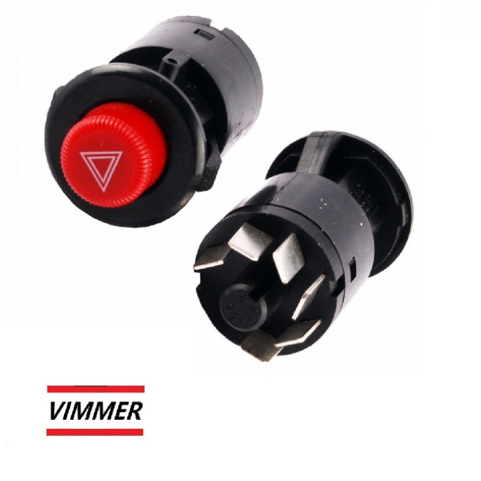 Клавиша 2105 аварийной сигнализации 6ти контактная Vimmer