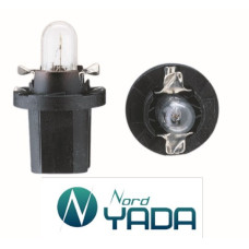 АВТОЛАМПА 1,2W 12V BX8.4d в панель приборов с патроном Nord YADA