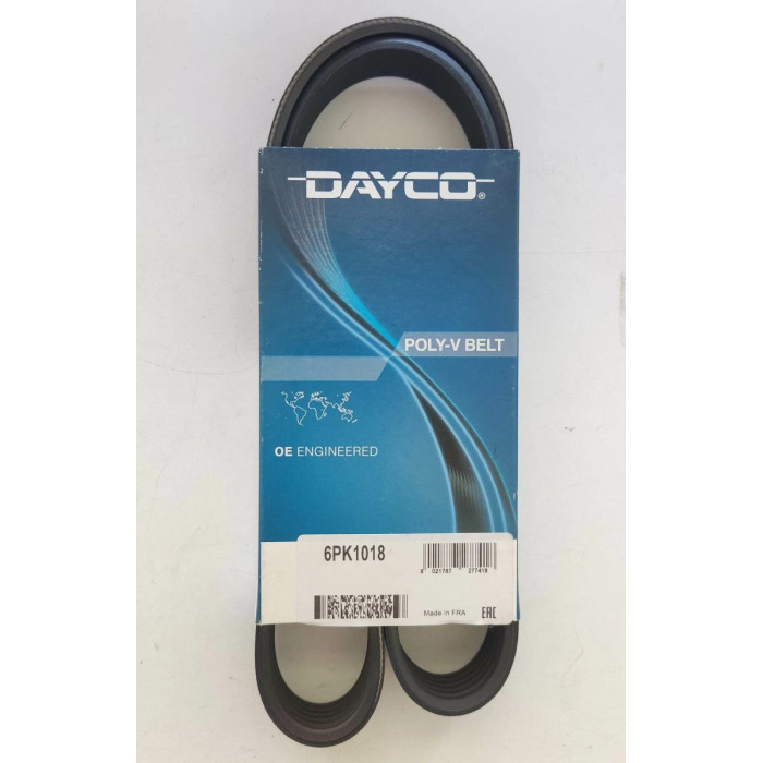 Ремень генератора 1118 6PK 1018 с АС Dayco (2190 FL)