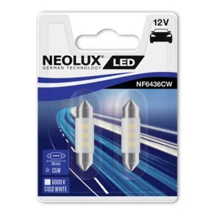 АВТОЛАМПА СВЕТОДИОДНАЯ NF6436CW-02B NEOLUX 2ШТ