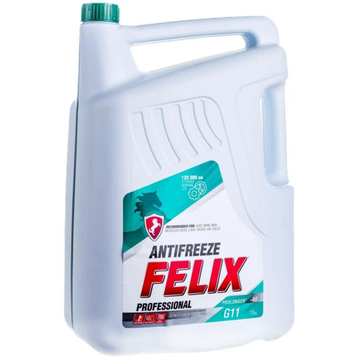 Антифриз "Felix" Prolonger G11 зеленый 10л